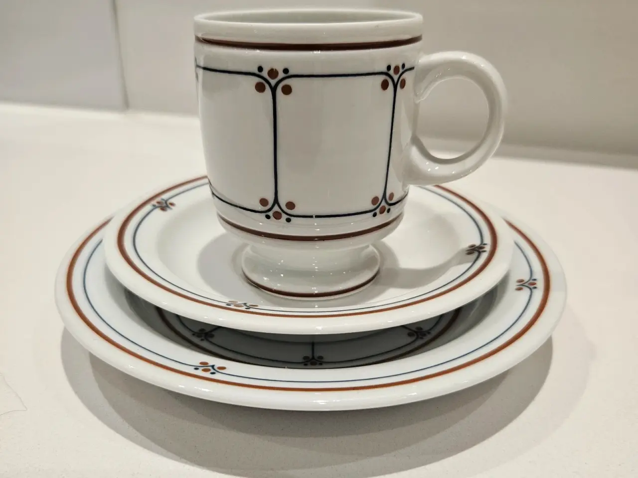 Billede 1 - Bing & Grøndahl Tivoli – retro kaffestel,