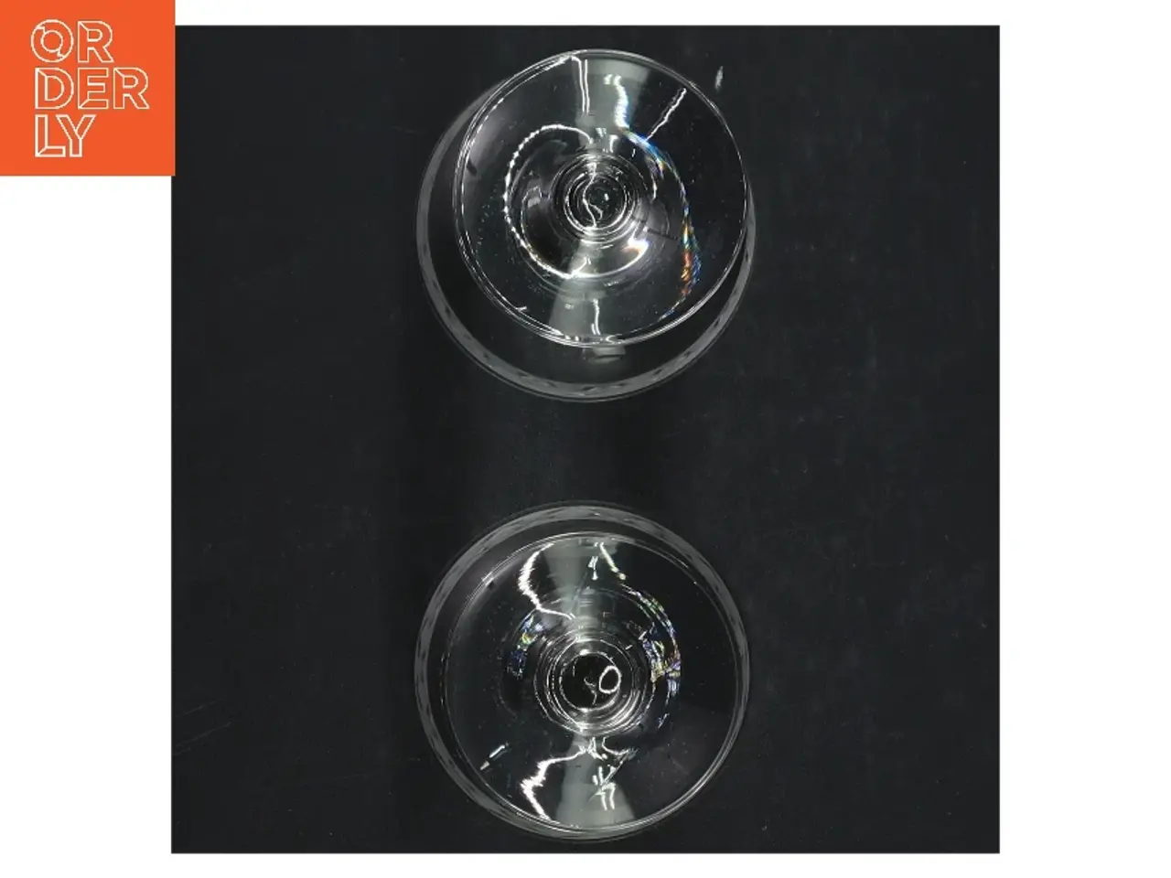 Billede 4 - Champagneskåle med slibninger (str. 19 cm. 7 cm i diameter)