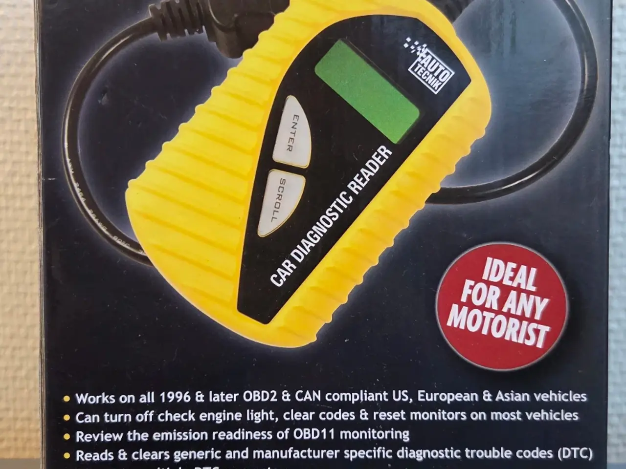 Billede 1 - Auto Tecnik OBD2 Car Diagnostic Reader – helt ny