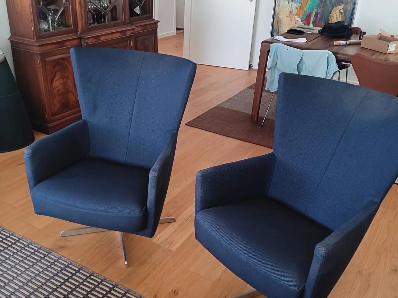 Billede 1 - Loungestole på drejesokkel