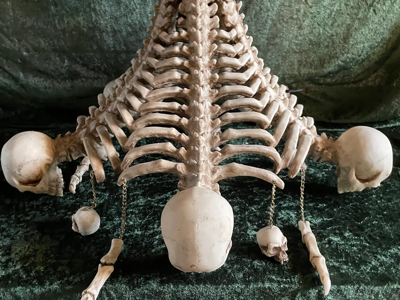 Billede 2 - Skeletlampe til halloween