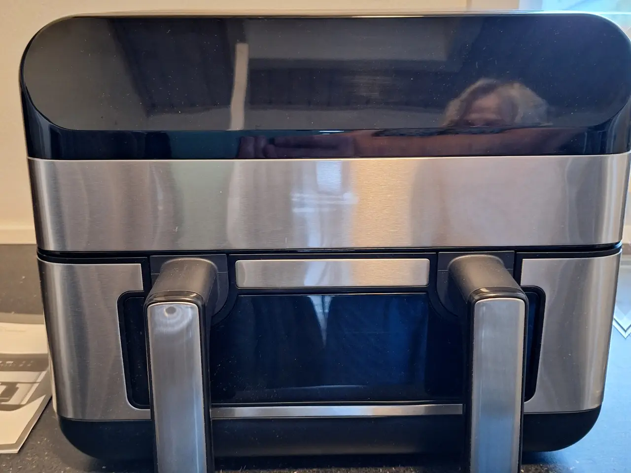 Billede 1 - Dobbelt Airfryer m. skillevæg