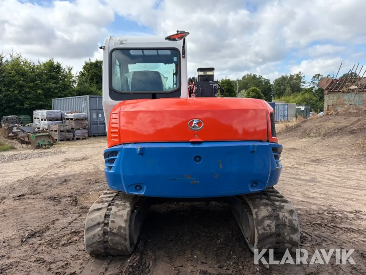 Billede 4 - Gravemaskine Kubota KX080-3 med citybom