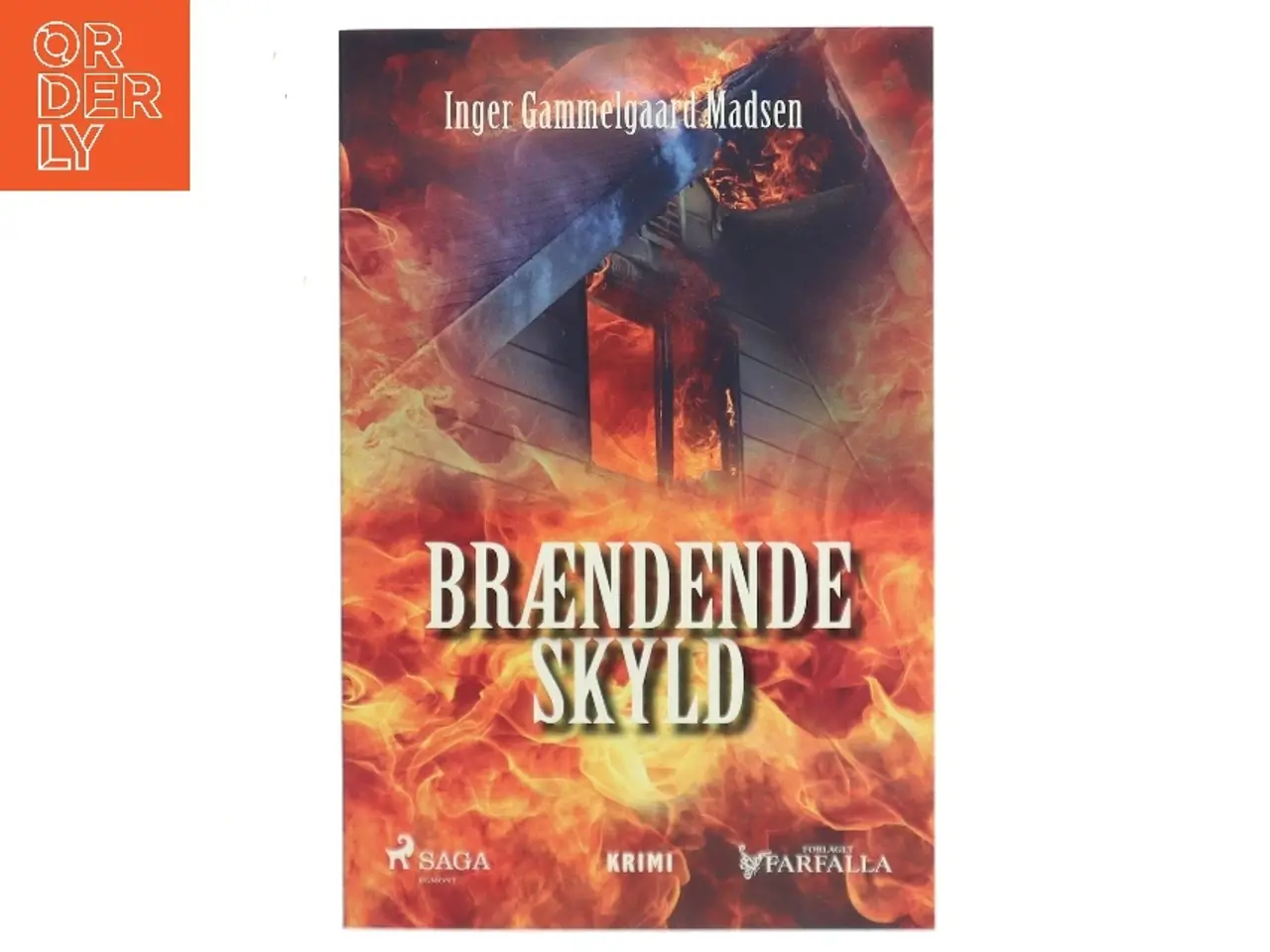 Billede 1 - Brændende skyld af Inger Gammelgaard Madsen (Bog)