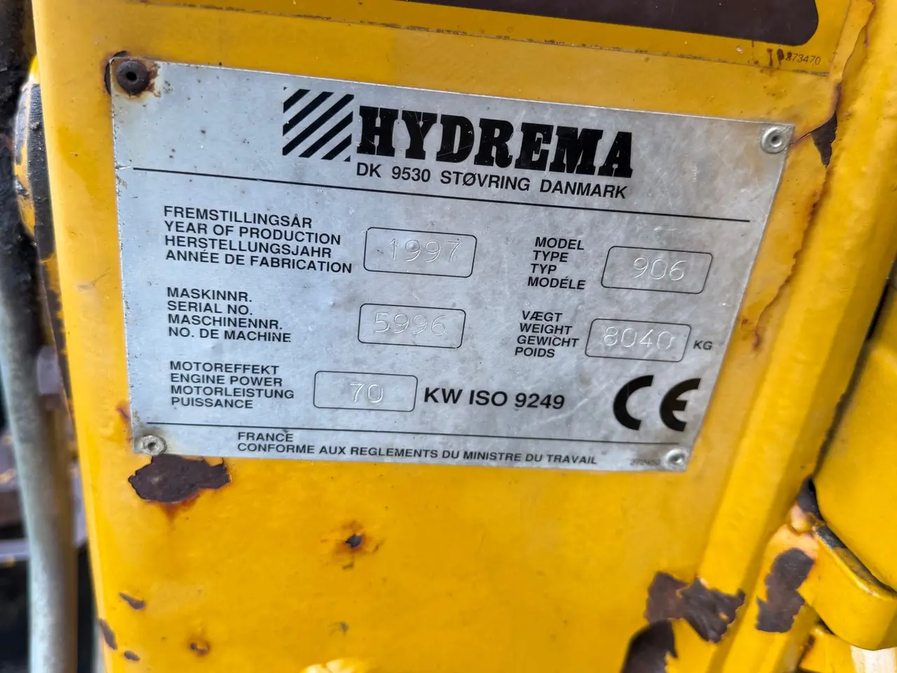 Billede 15 - Hydrema 906B Fin og velkørende rendegraver