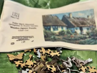Puslespil i træ- lasercut