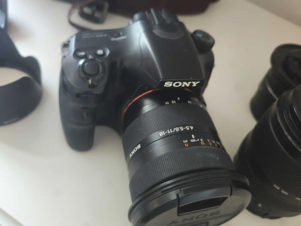 Billede 2 - Sony kamera med taske og objektiver