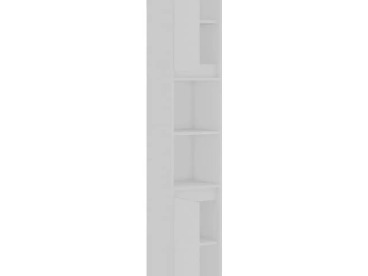 Billede 5 - Badeværelsesskab 30x30x183,5 cm konstrueret træ hvid