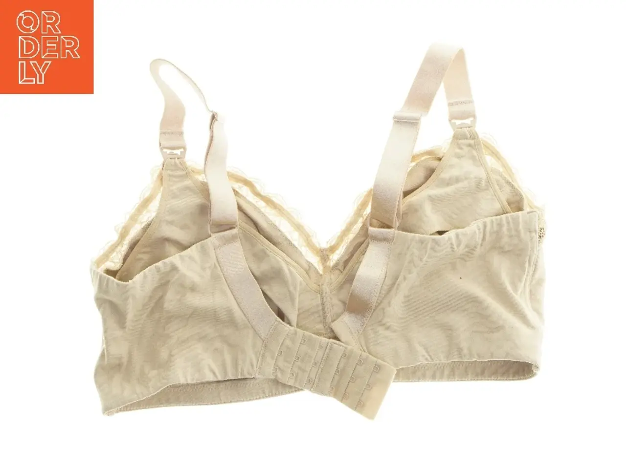 Billede 2 - Beige bh med blonder fra Lindex (str. 90F cm)