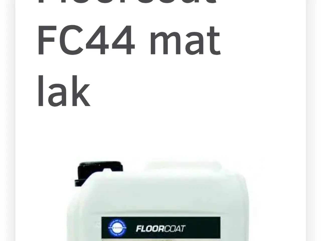 Billede 1 - Gulv lak 5 liter