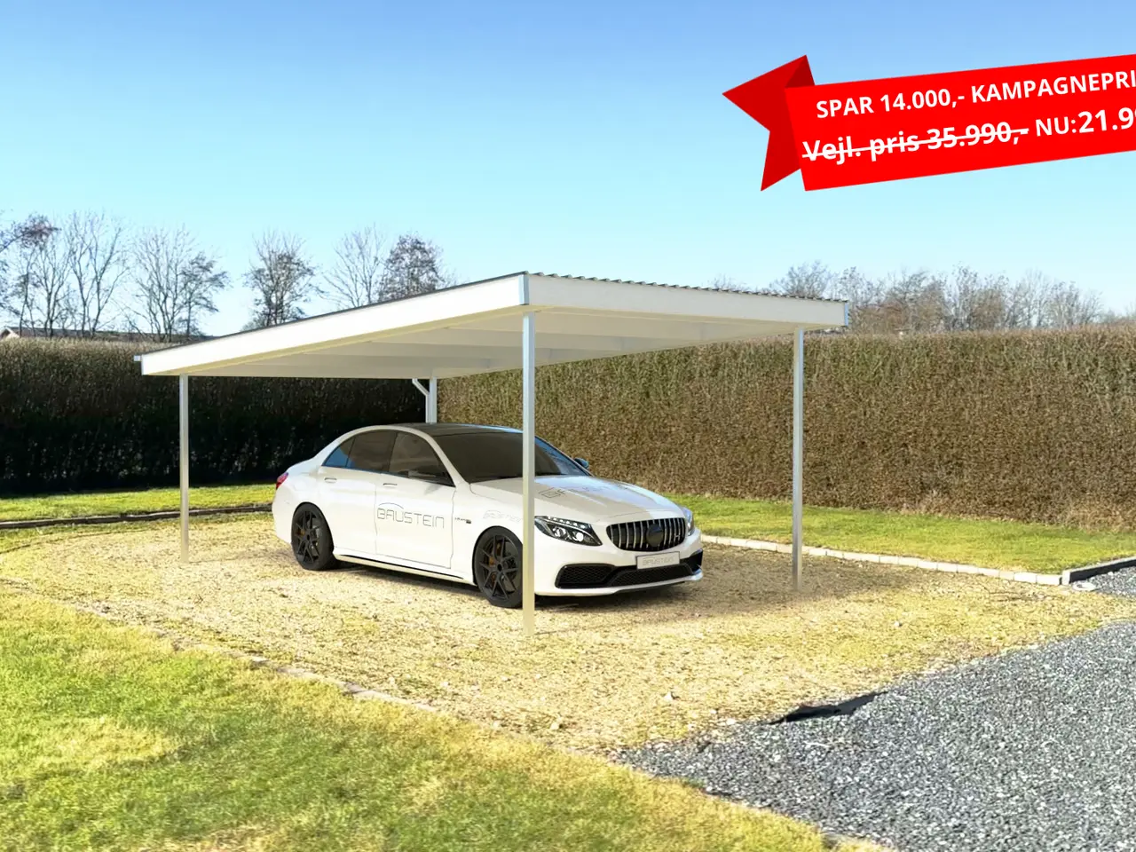 Billede 1 - SPAR 14.000,- Carport 1 bil KAMPAGNE