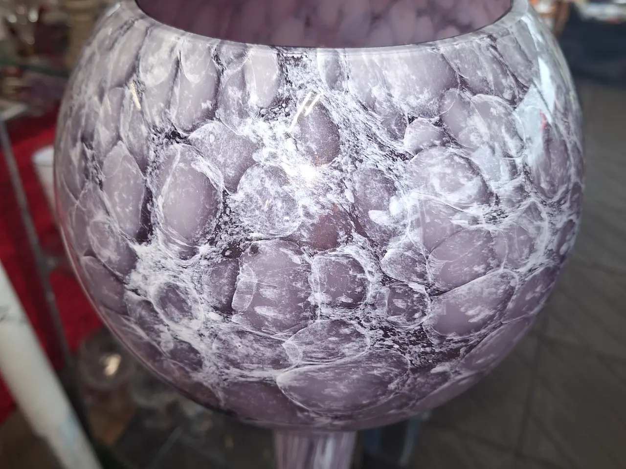 Billede 1 - Olielampe i glas