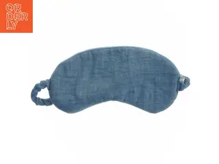 Sove maske i blå tekstil (str. 18,5 cm)