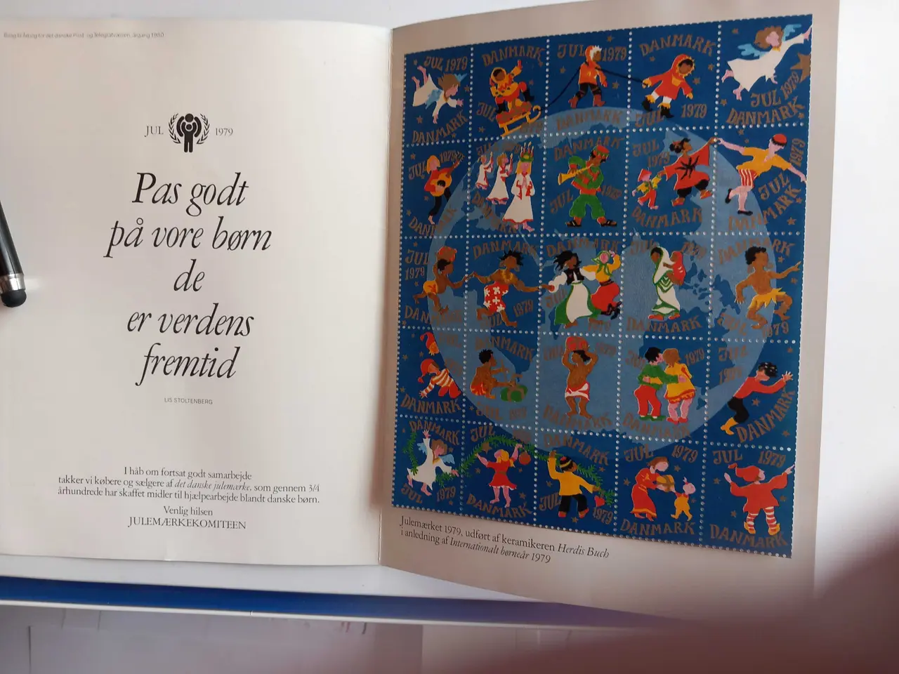 Billede 1 - Hilsen til julemærkesælgere 1979