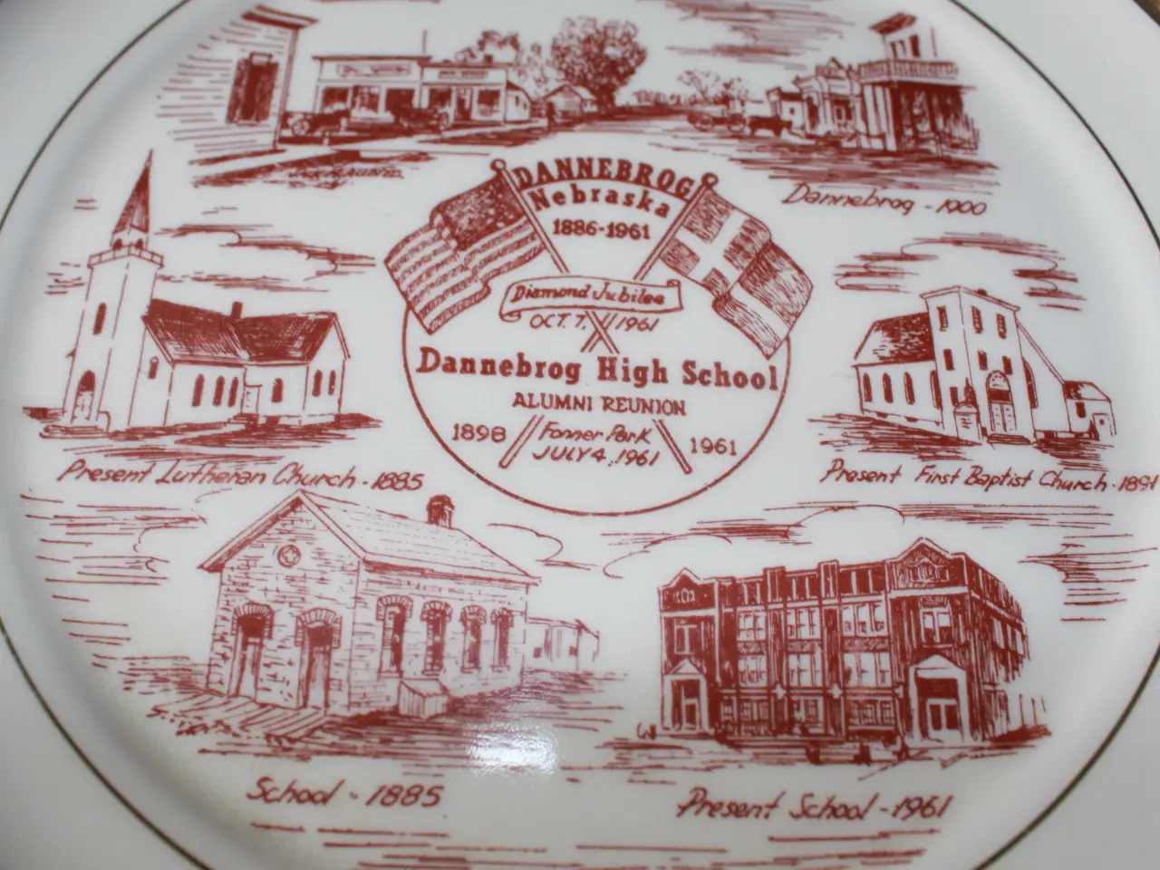 Billede 4 - Platte, "Dannebrog, Nebraska, 1886 - 1961"
