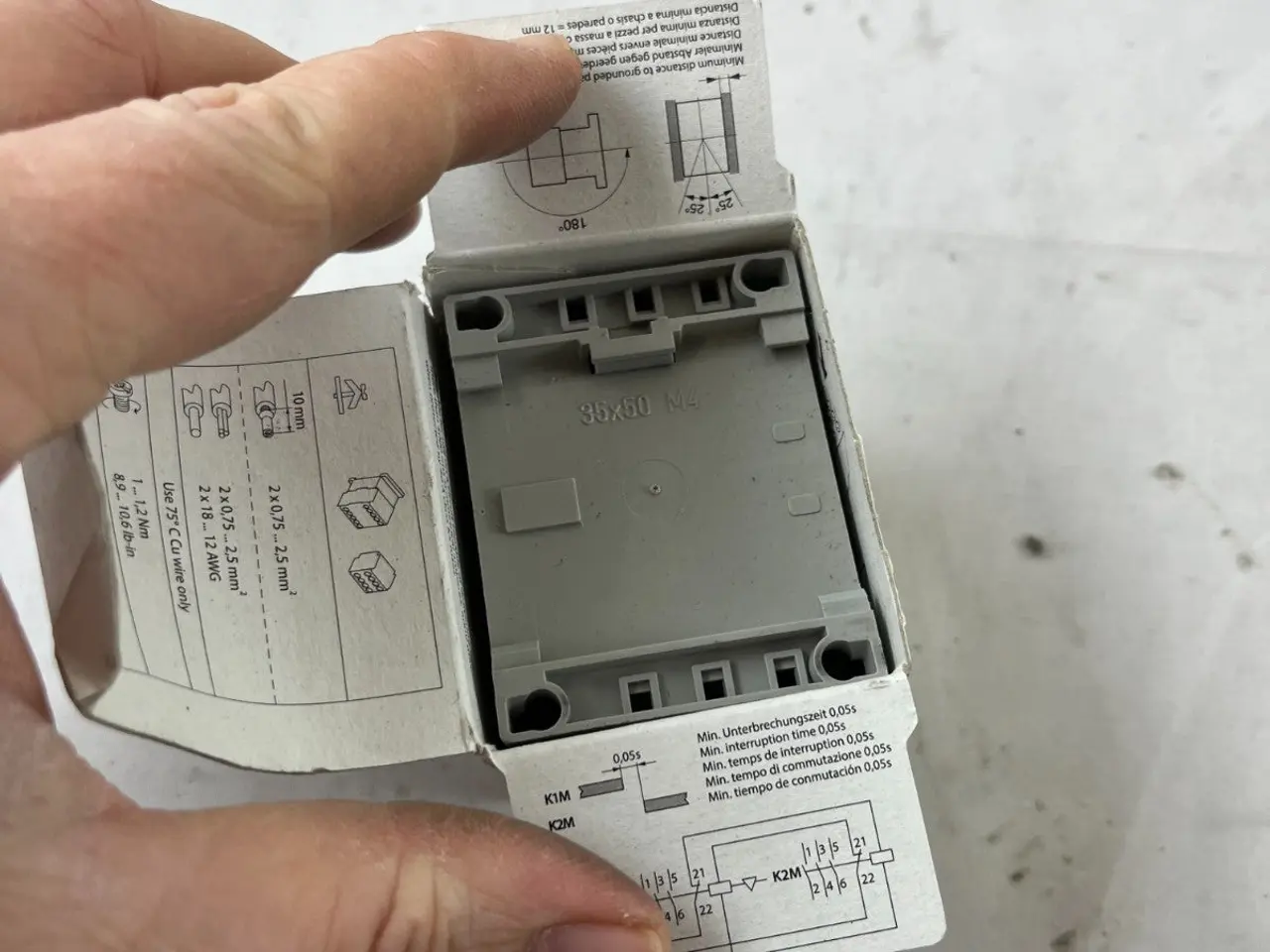 Billede 4 - CI5-9 Mini kontaktor Spare Part 601481 NC modul ny