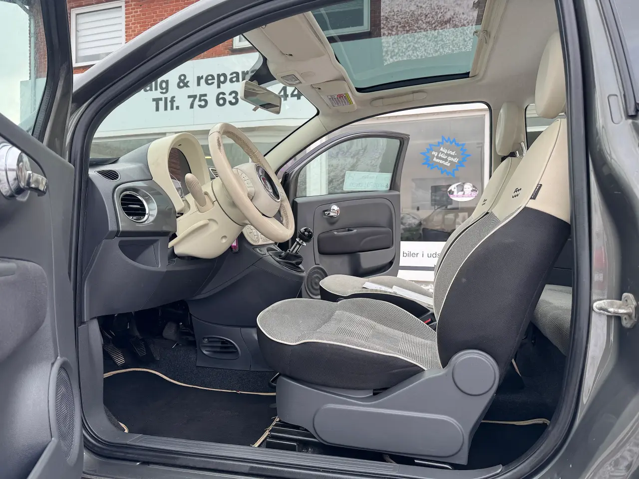 Billede 14 - Fiat 500 Nysyn Økonomisk køre langet 27 K/L