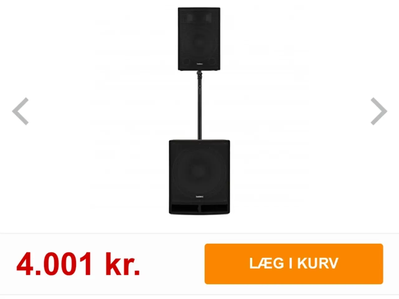 Billede 5 - Aktiv højtaler og subwoofer 