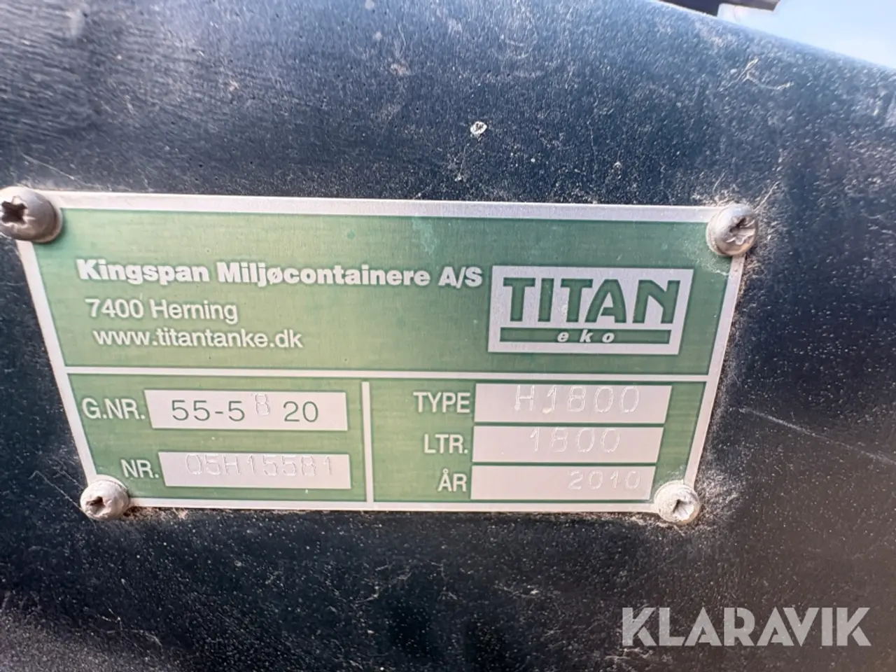 Billede 12 - Tank Titan H1800