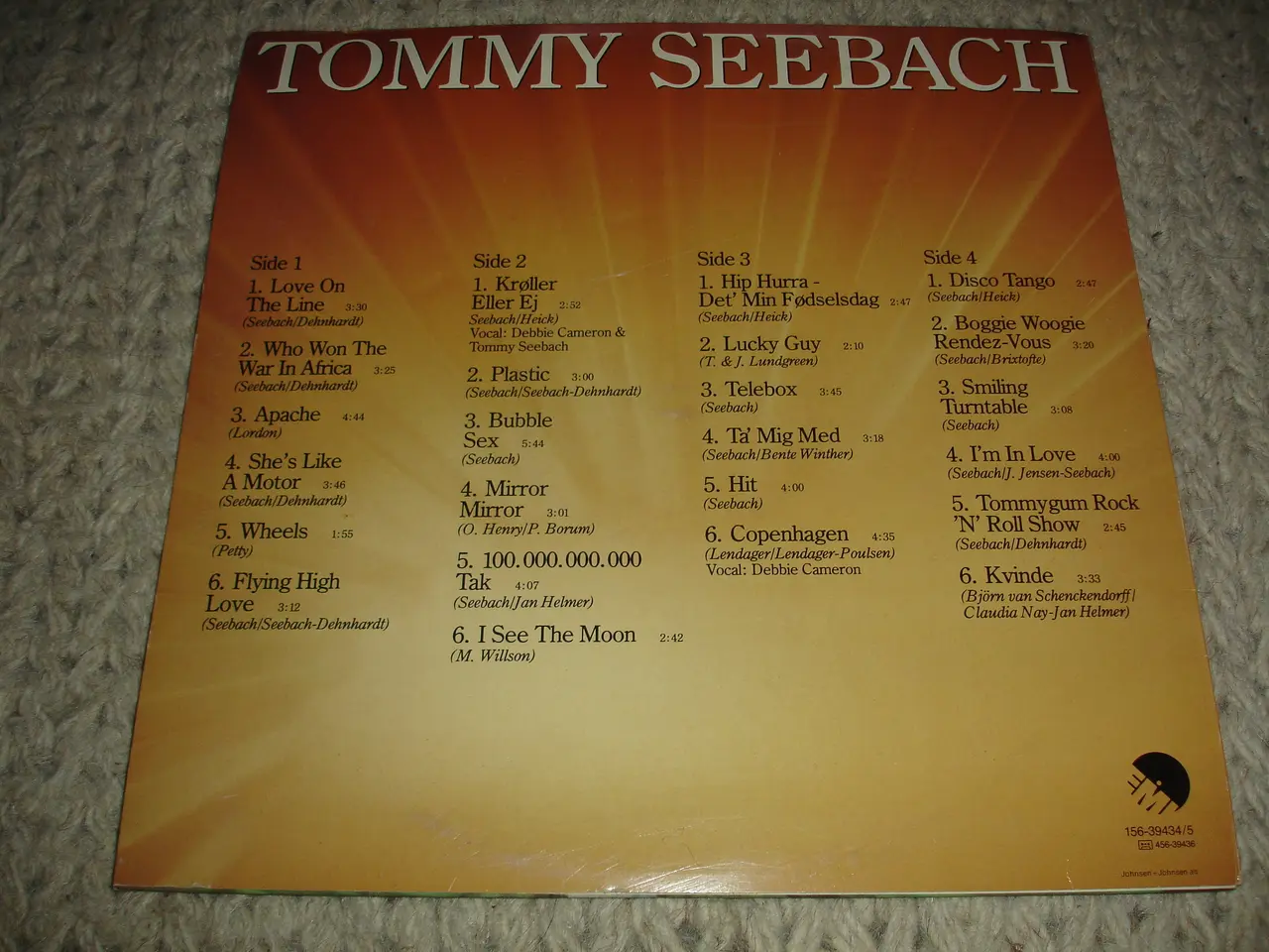 Billede 3 - (Sender gerne) Tommy Seebach – Tommy Seebach