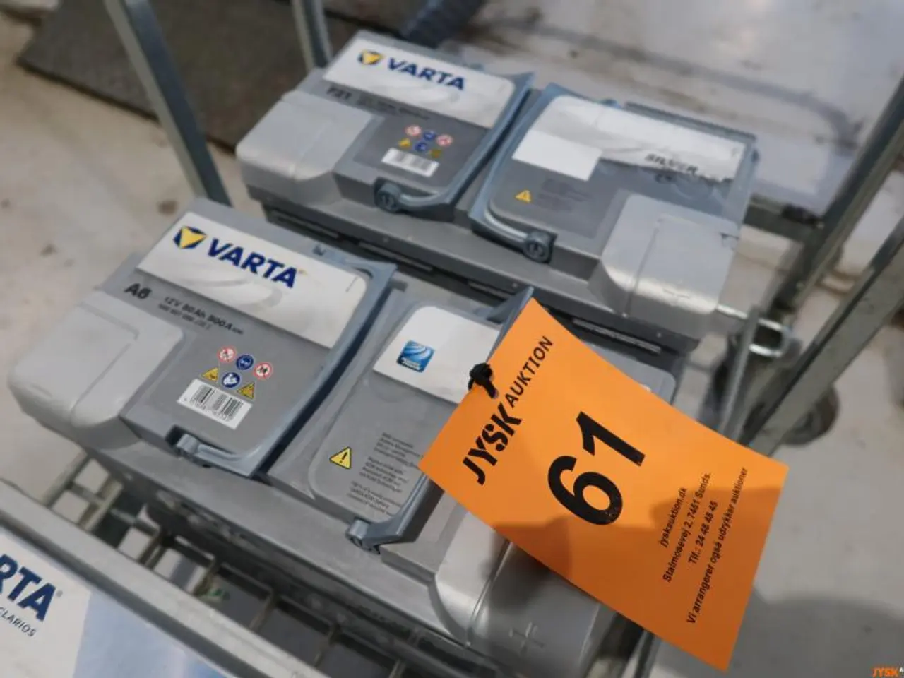 Billede 1 - BATTERIER, 2 stk