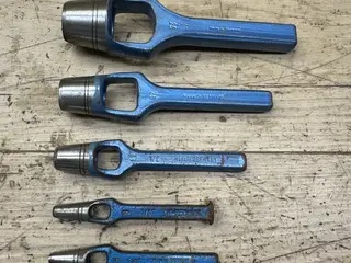 Huggepiber, 25, 20, 13, 6, 5 mm - drop forged