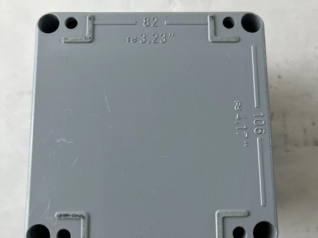 Billede 6 - ABS Junction Box 82x106mm Grey kabinet IP Rated