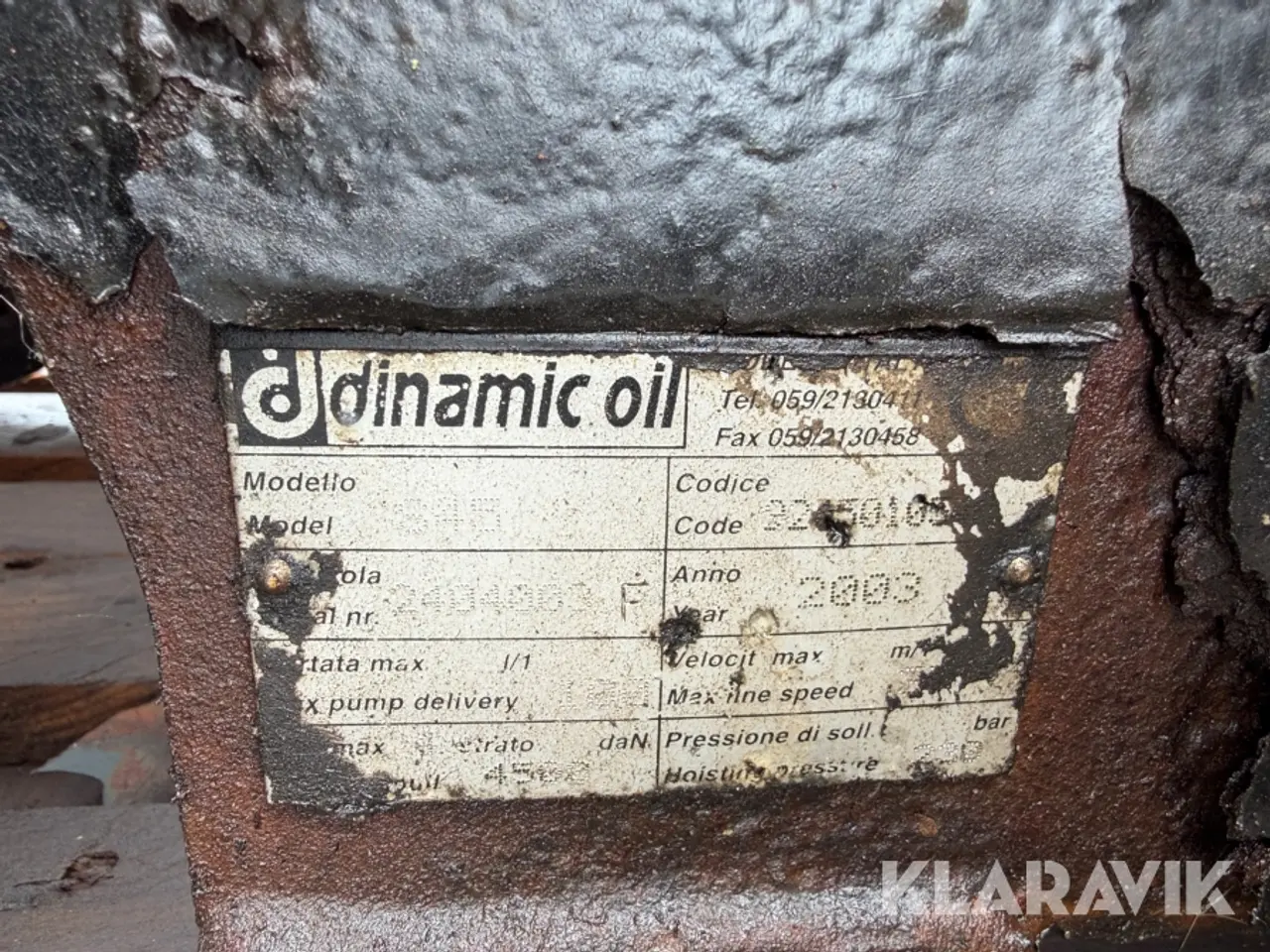 Billede 9 - Kranspil Dinamic / Brevini S45/ BWF6000 2 styk