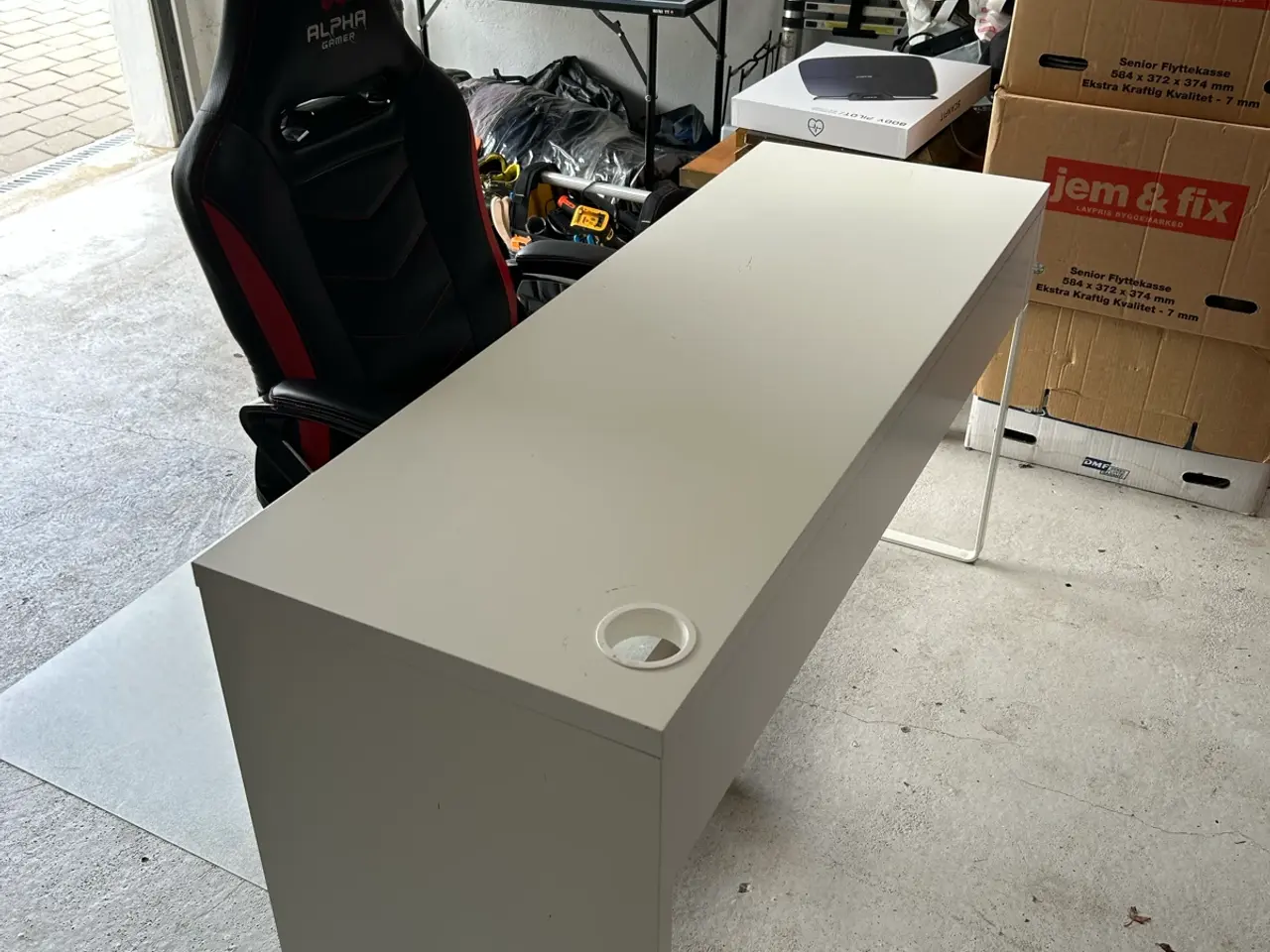 Billede 1 - Gamerstol inkl skrivebord
