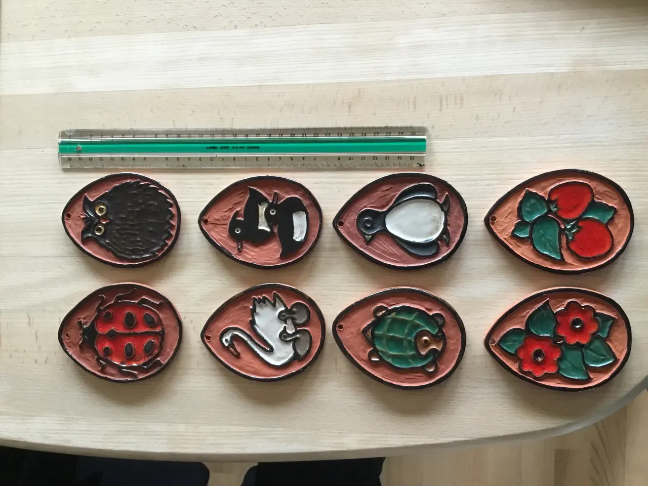 Billede 1 - 8 små platter Hildegon