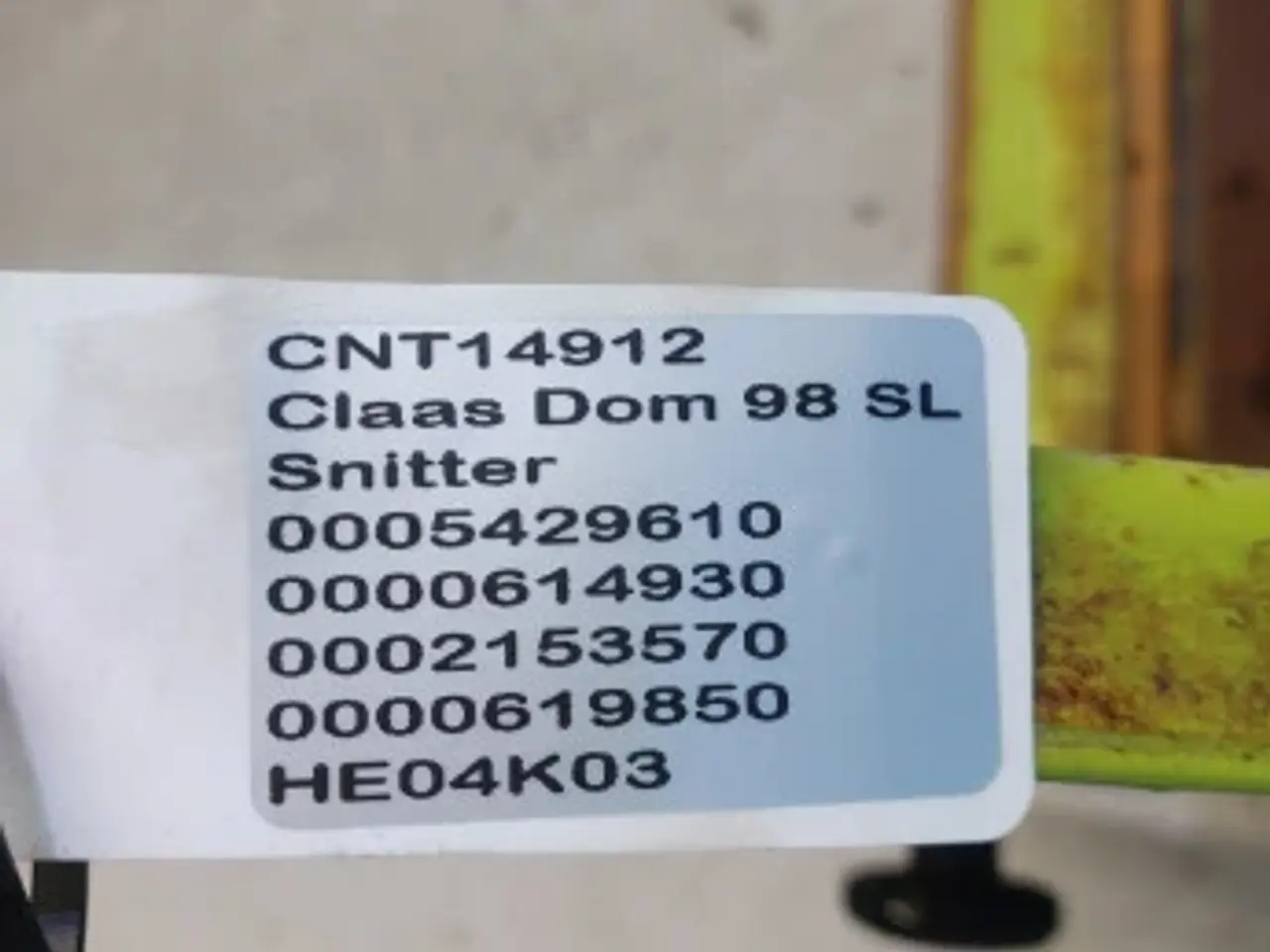 Billede 24 - Claas Dominator 98 Snitter 0005429610