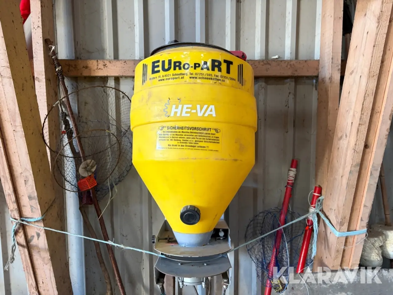 Billede 2 - Gødningsspredere HE-VA Euro-turbo elektrisk