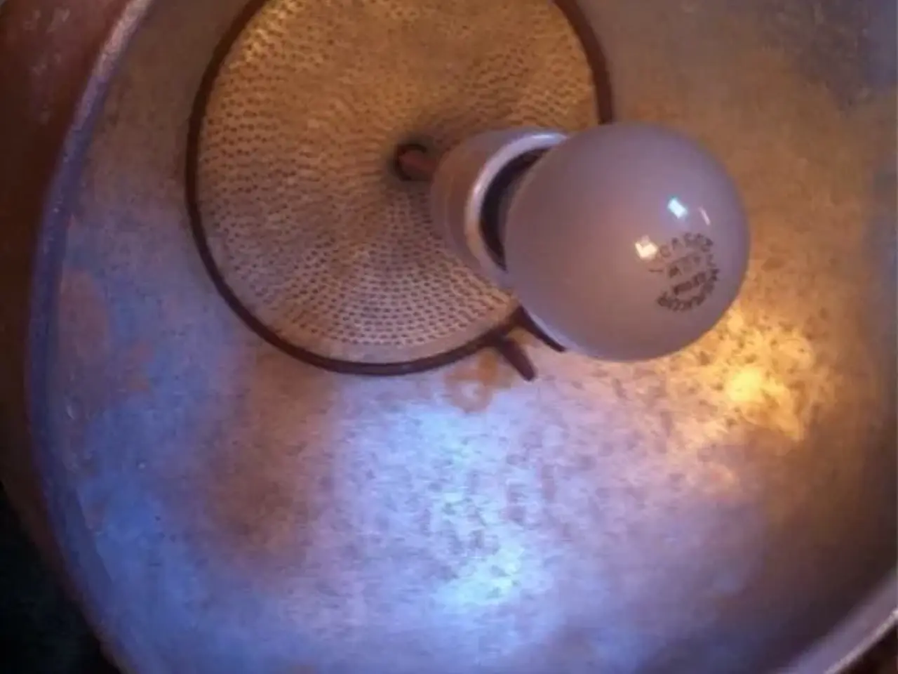 Billede 3 - Fed lampe gl. Si fra mælkejunge