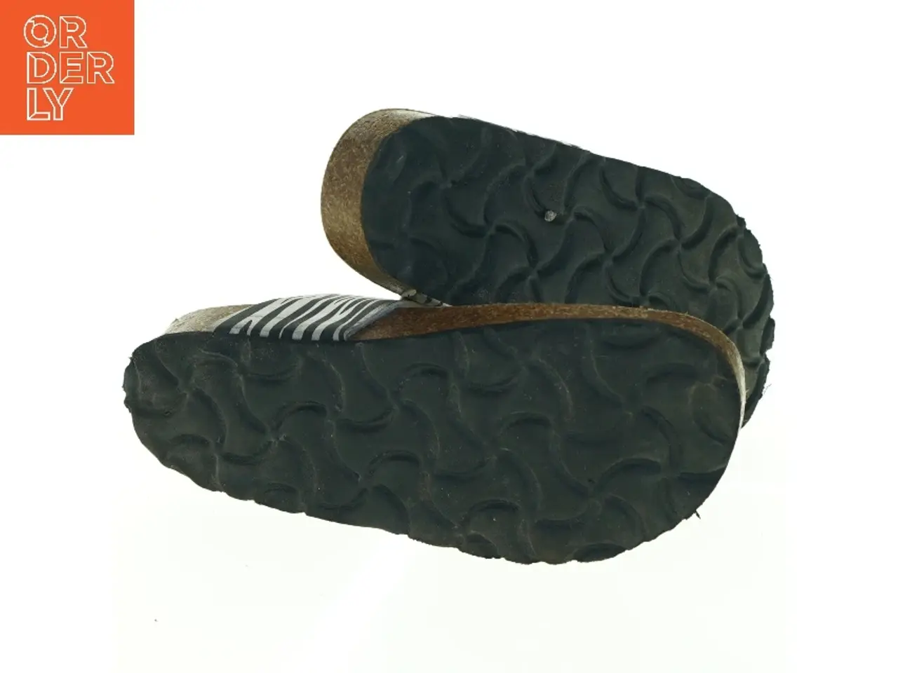 Billede 5 - Zebra-stribede sandaler (str. 21 cm lang)