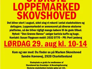 Skovshoved Grundejerforenings loppemarked