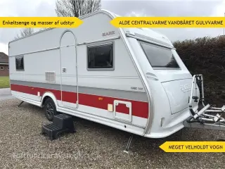 2019 - Kabe Classic 560 Superflot HELÅRSVOGN m/enkeltsenge MOVER + KLIMA mv.
