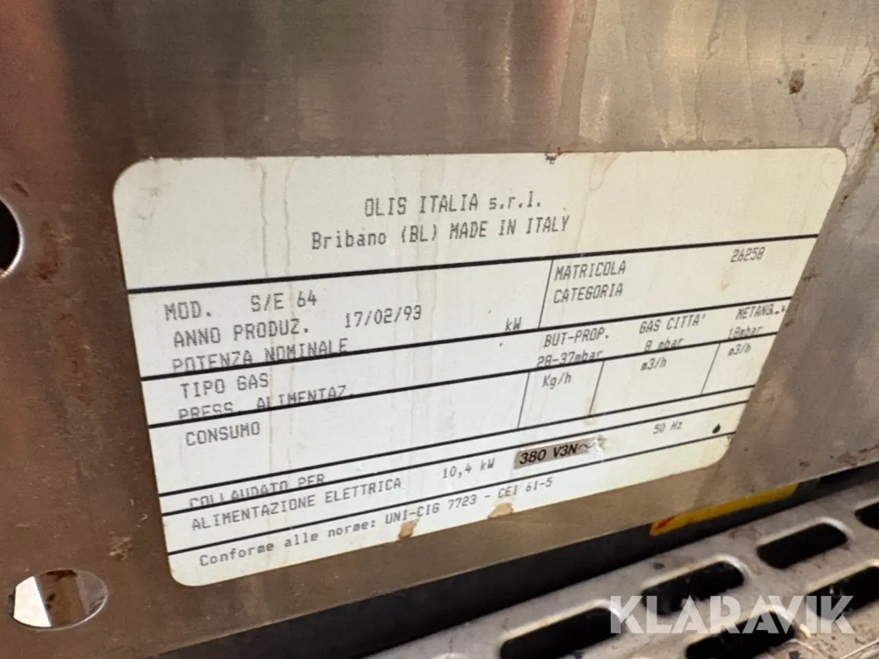 Billede 12 - Industrikomfur Olis S/E 64