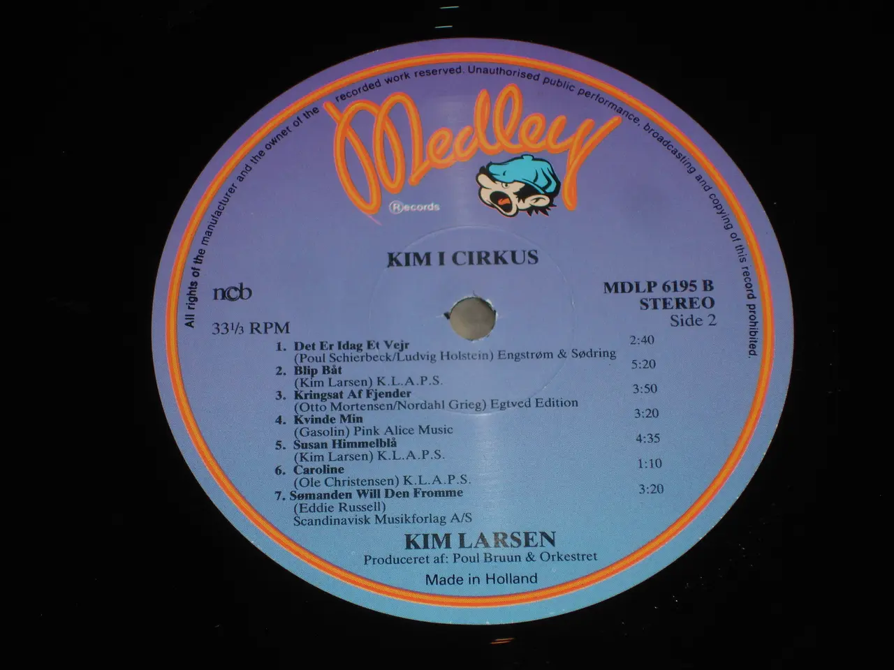 Billede 5 - (Sender gerne) Kim Larsen – Kim I Cirkus