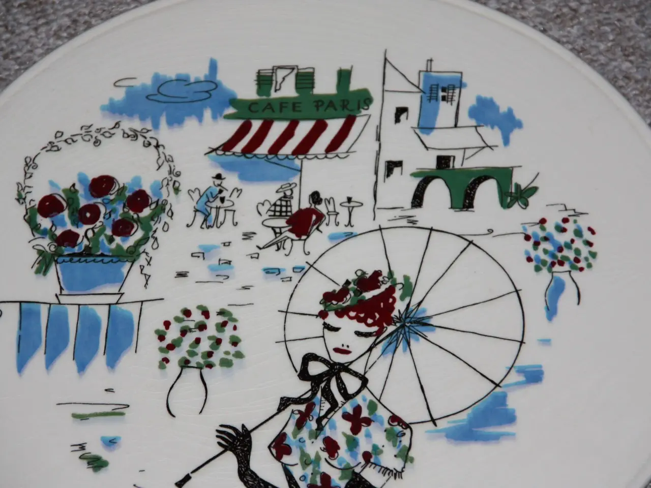 Billede 3 - Staffel Limburg ECHT Dom-keramik fad 34 x 30,5