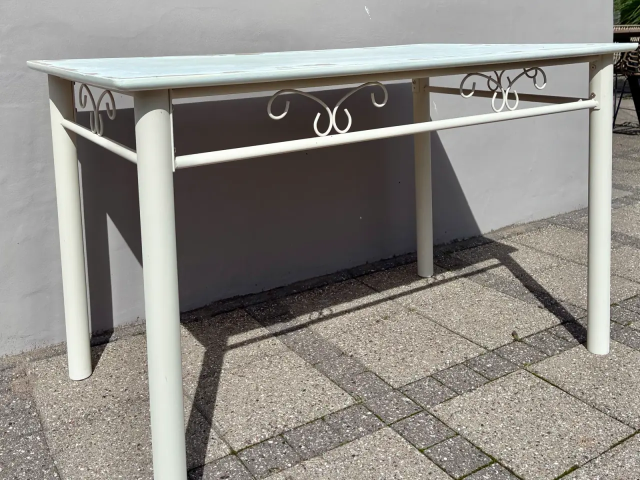 Billede 3 - Bord / Skrivebord / køkkenbord i metal / træ