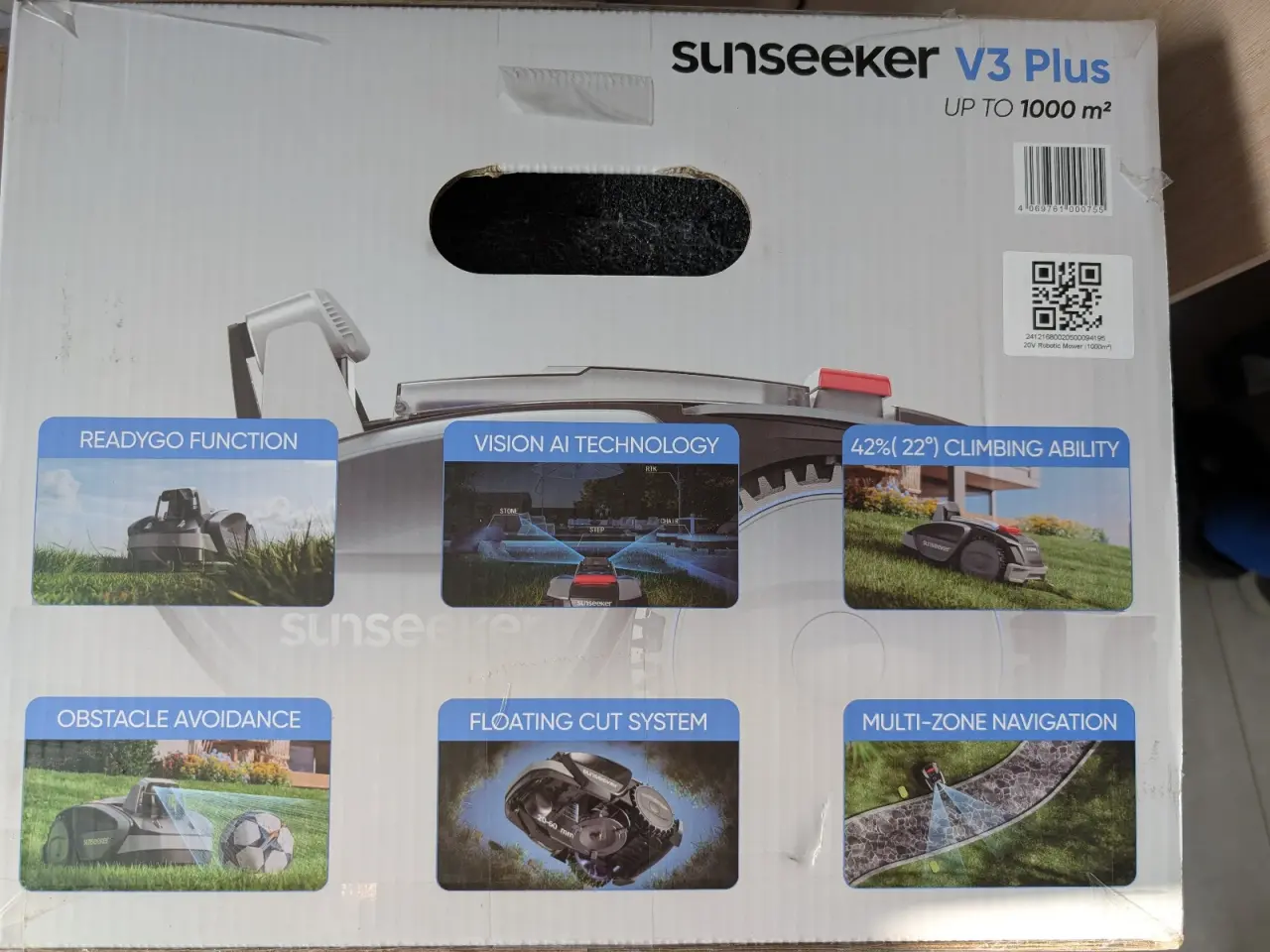 Billede 3 - Sunseeker V3 Plus robotplæneklipper, 1000 m2