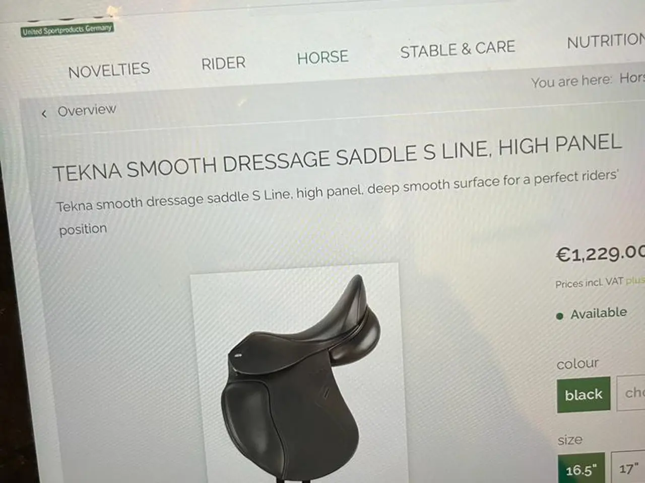 Billede 9 - Tekna s line dressur sadel