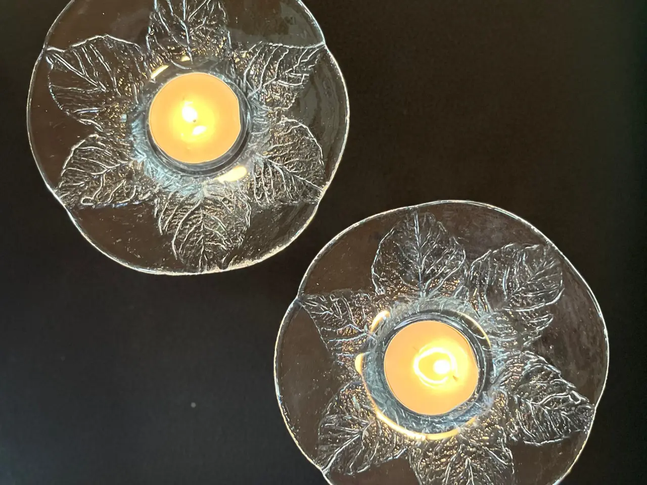 Billede 2 - Et sæt glas fyrfadsstager fra Kosta Boda