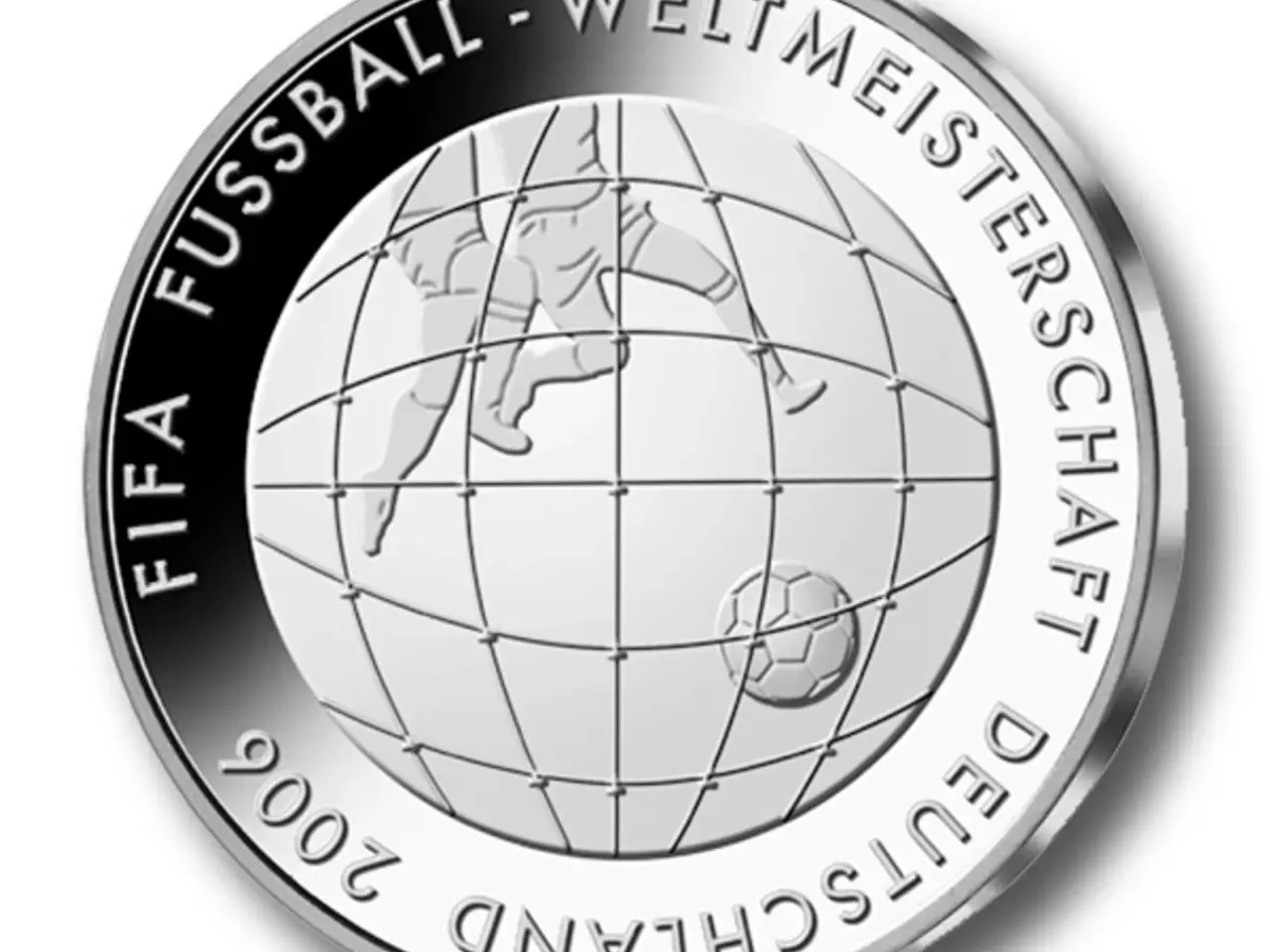 Billede 4 - NY 2006 Tyskland FIFA VM FODBOLD SØLV Minde-Mønt