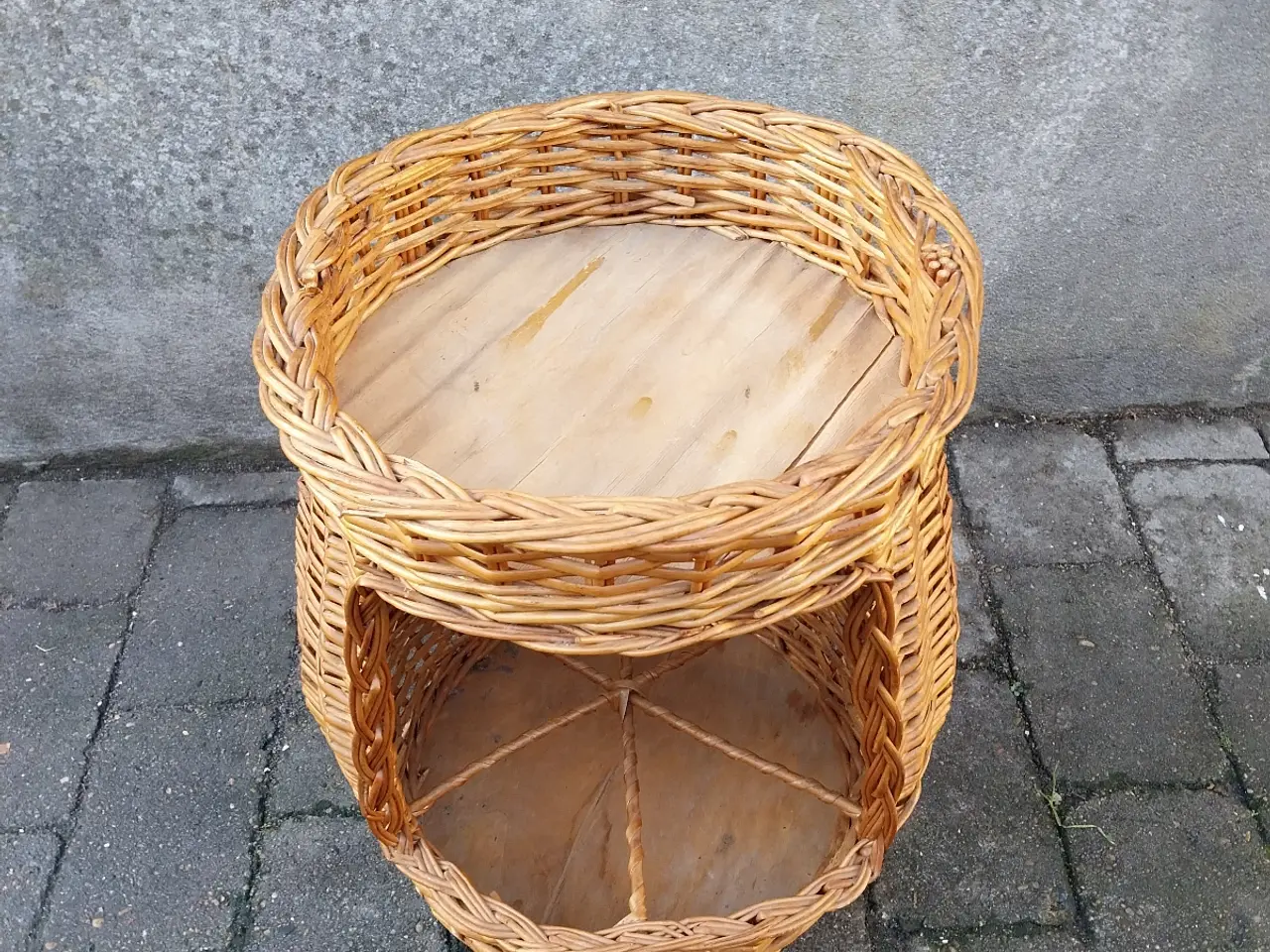 Billede 3 - Flettet opsats 46 x 35 cm 
