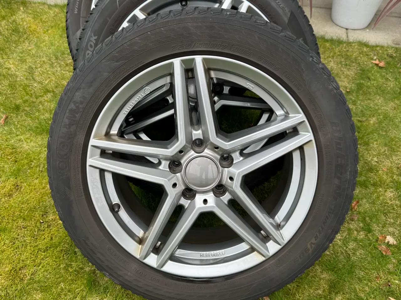 Billede 1 - 17” Rial vinterhjul 225/50 R17–Audi A4 / Mercedes