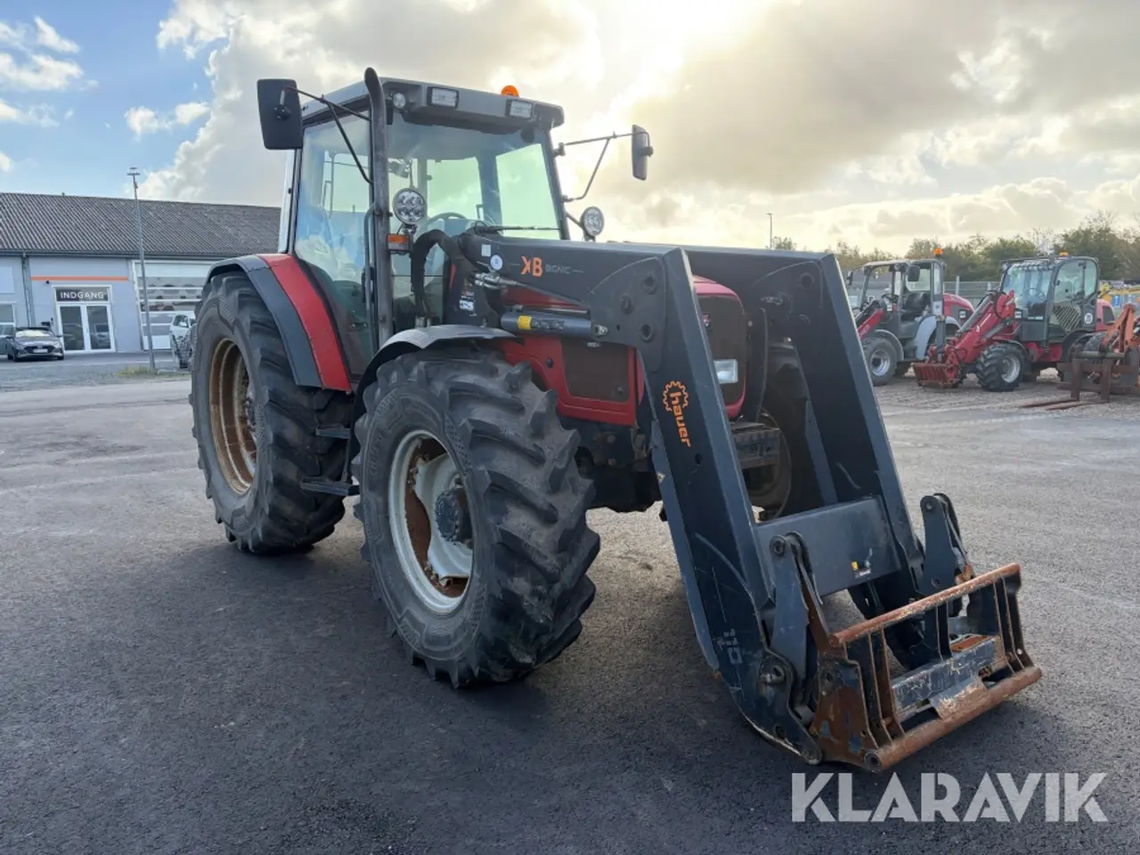 Billede 7 - Traktor Massey Ferguson 4370 med frontlæsser
