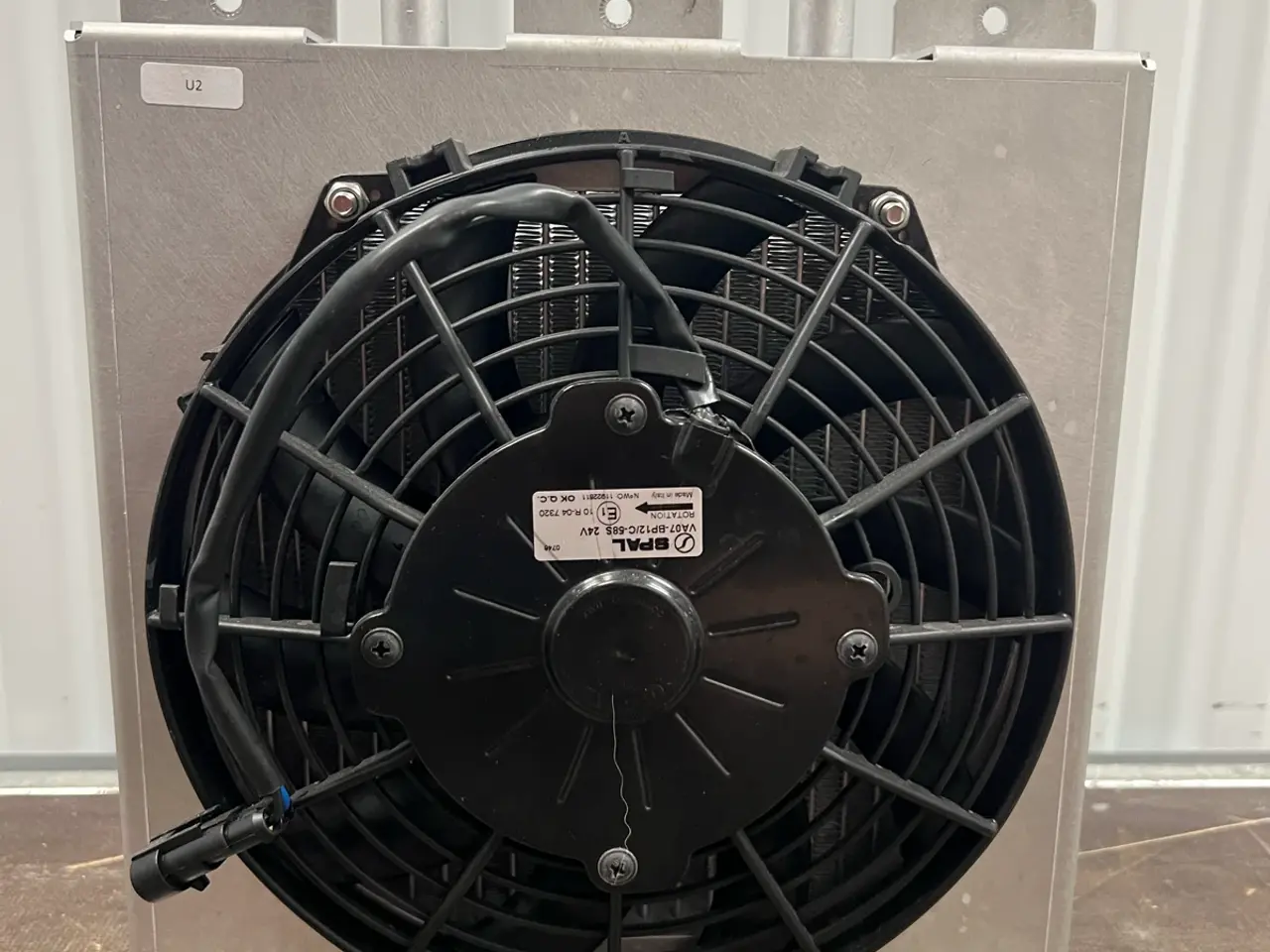 Billede 3 - Køler / Radiator med Spal VA07-BP12/C-58S Blæser 