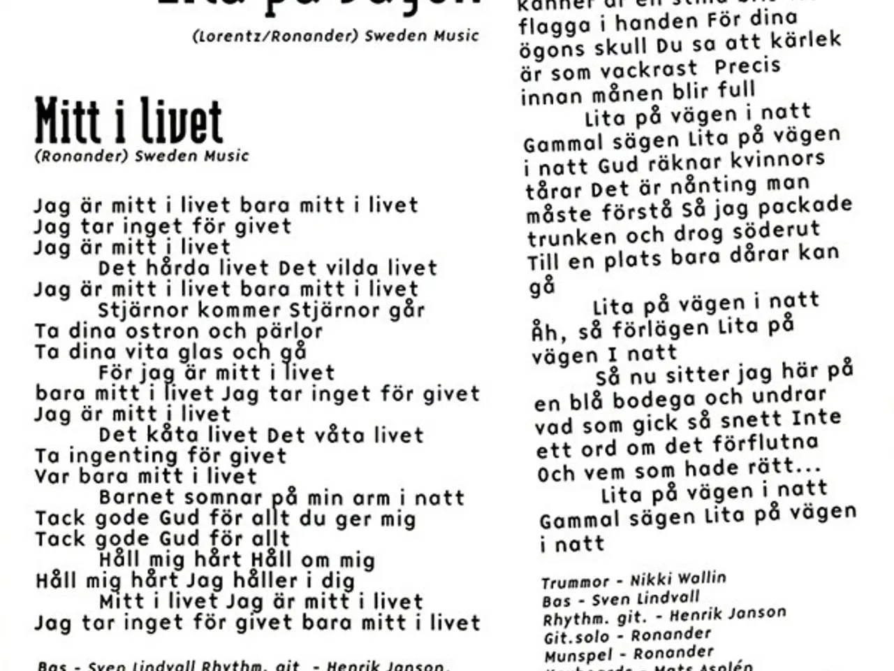 Billede 9 - Mats Ronander – Innanför Staden – CD