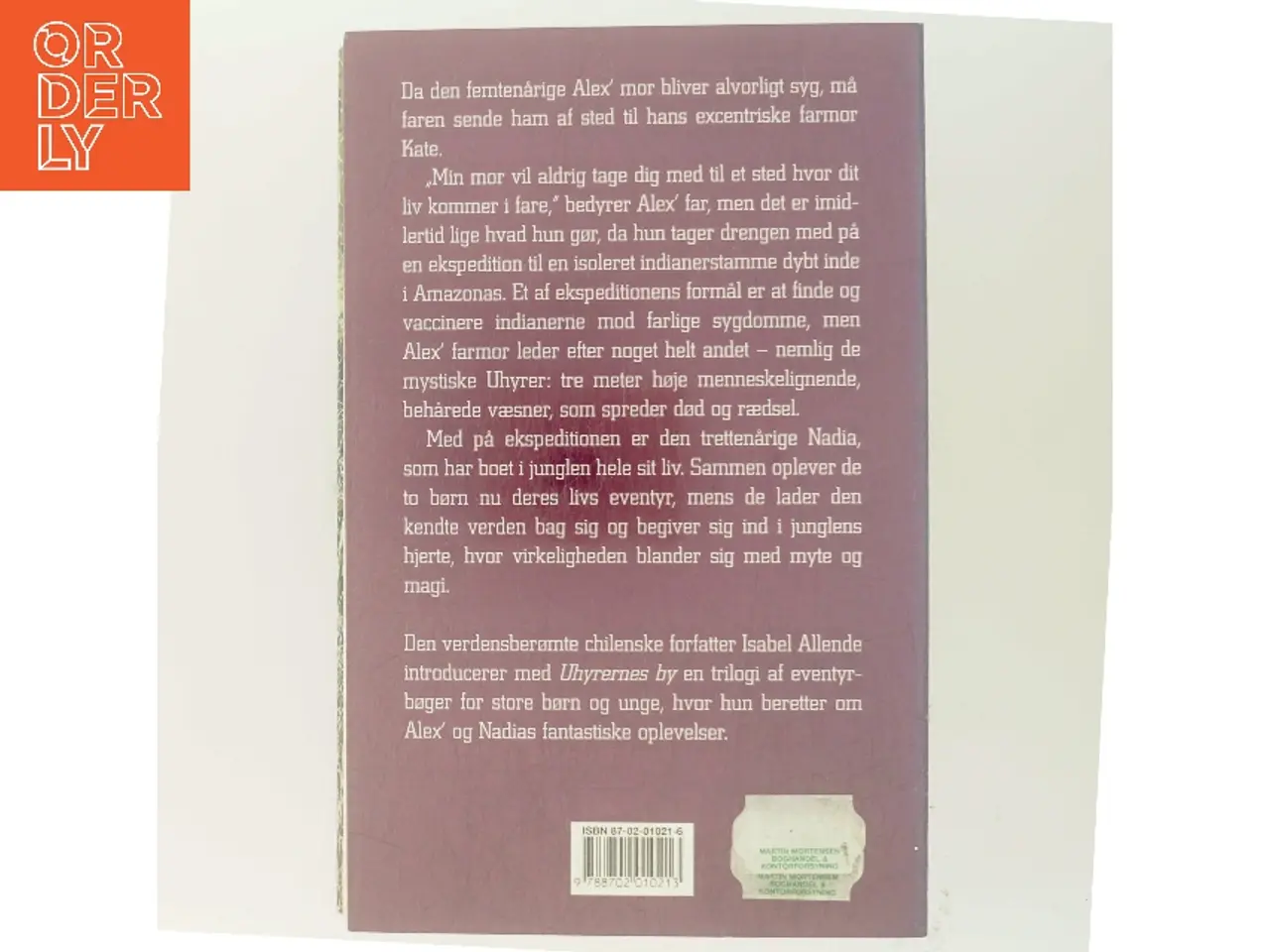 Billede 3 - Uhyrernes by af Isabel Allende (Bog)